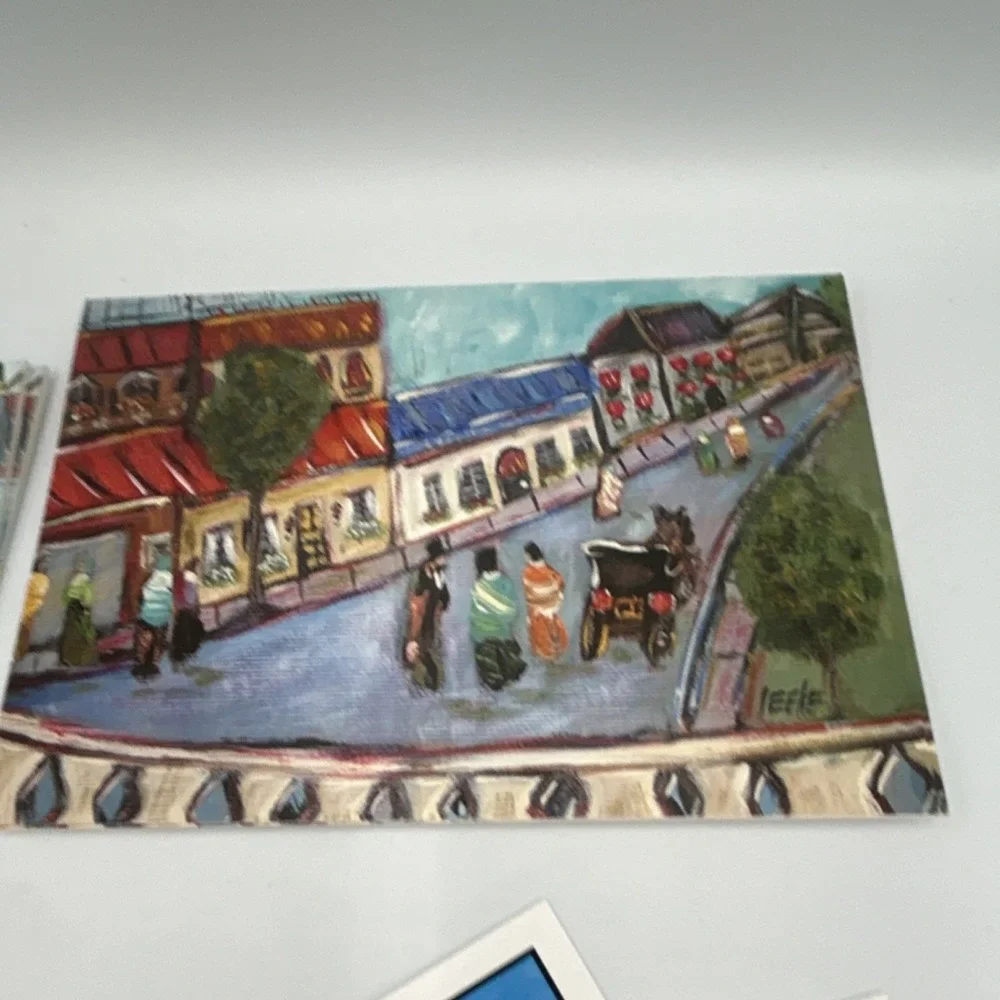 14 Note Cards with envelopes Paris Floral Travel note cards